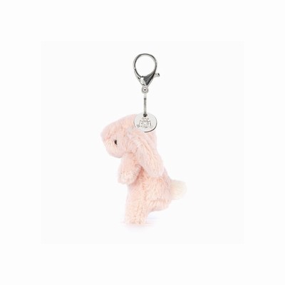 Jellycat Bashful Bunny Blush Bag Charm New Zealand | SNJIY5013